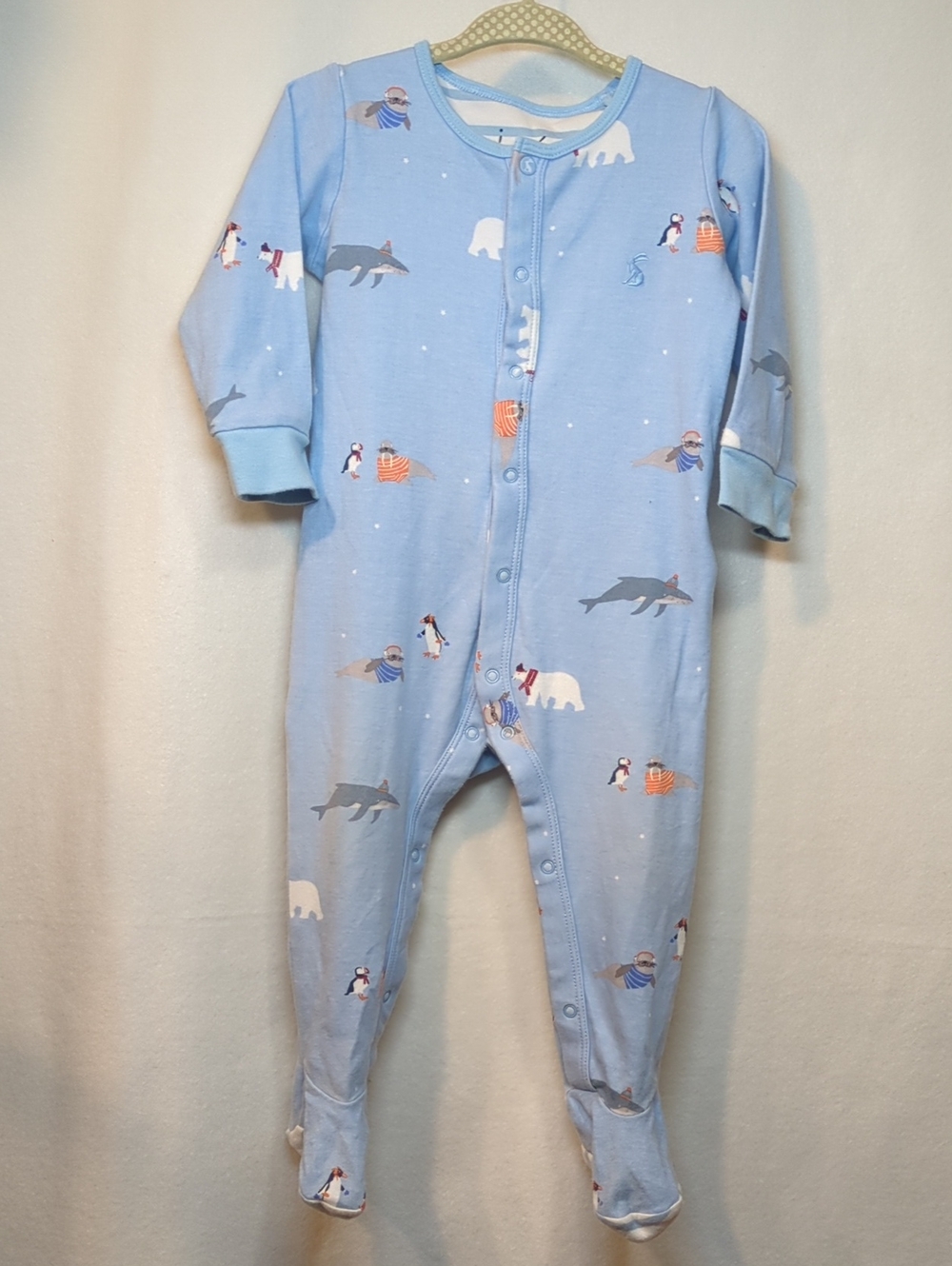 Joules Arctic Animals Sleeper 9-12 months